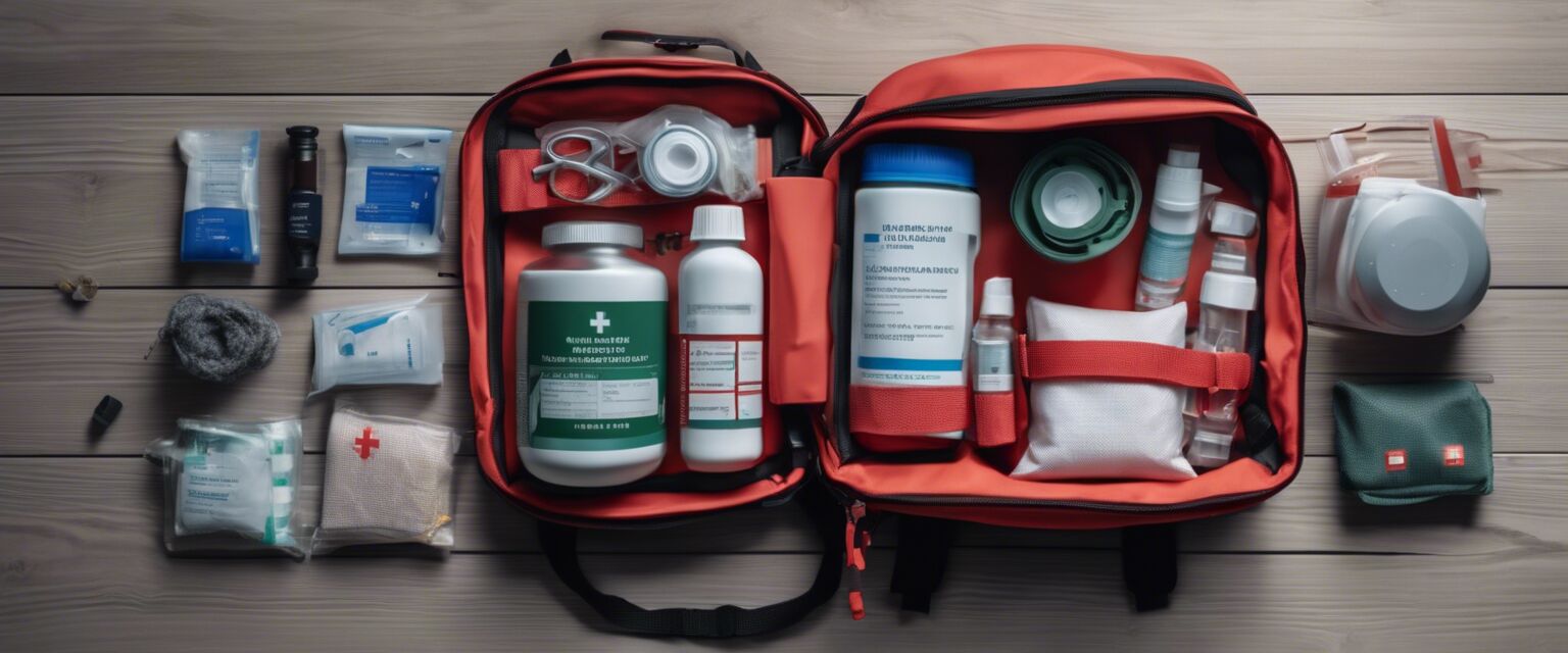 Travel-Friendly First Aid Kit in Backpack